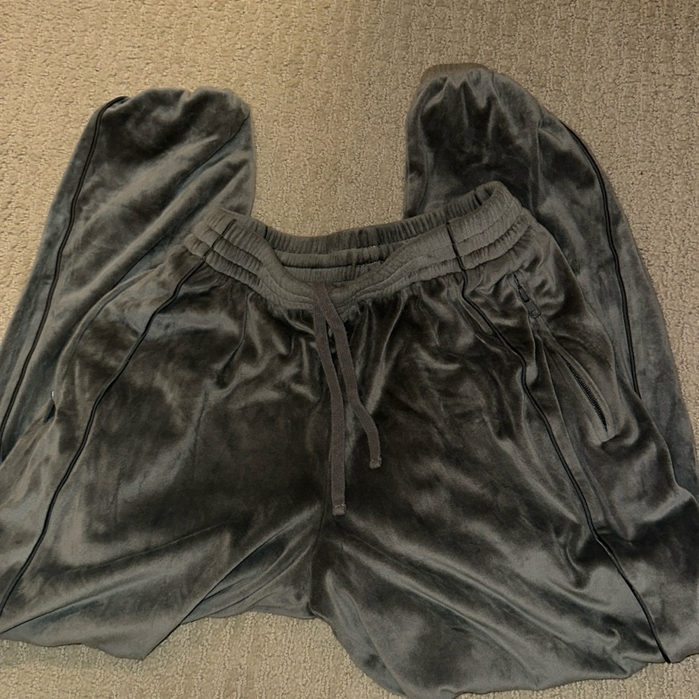 Skims velour track pants